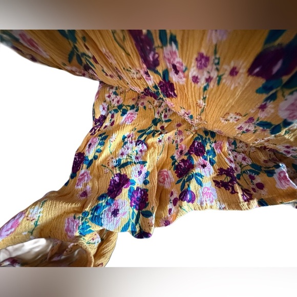 Peach Love California Off shoulder dress with attached long sleeves Size L - Picture 7 of 16